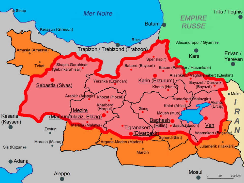 Old Armenian city names